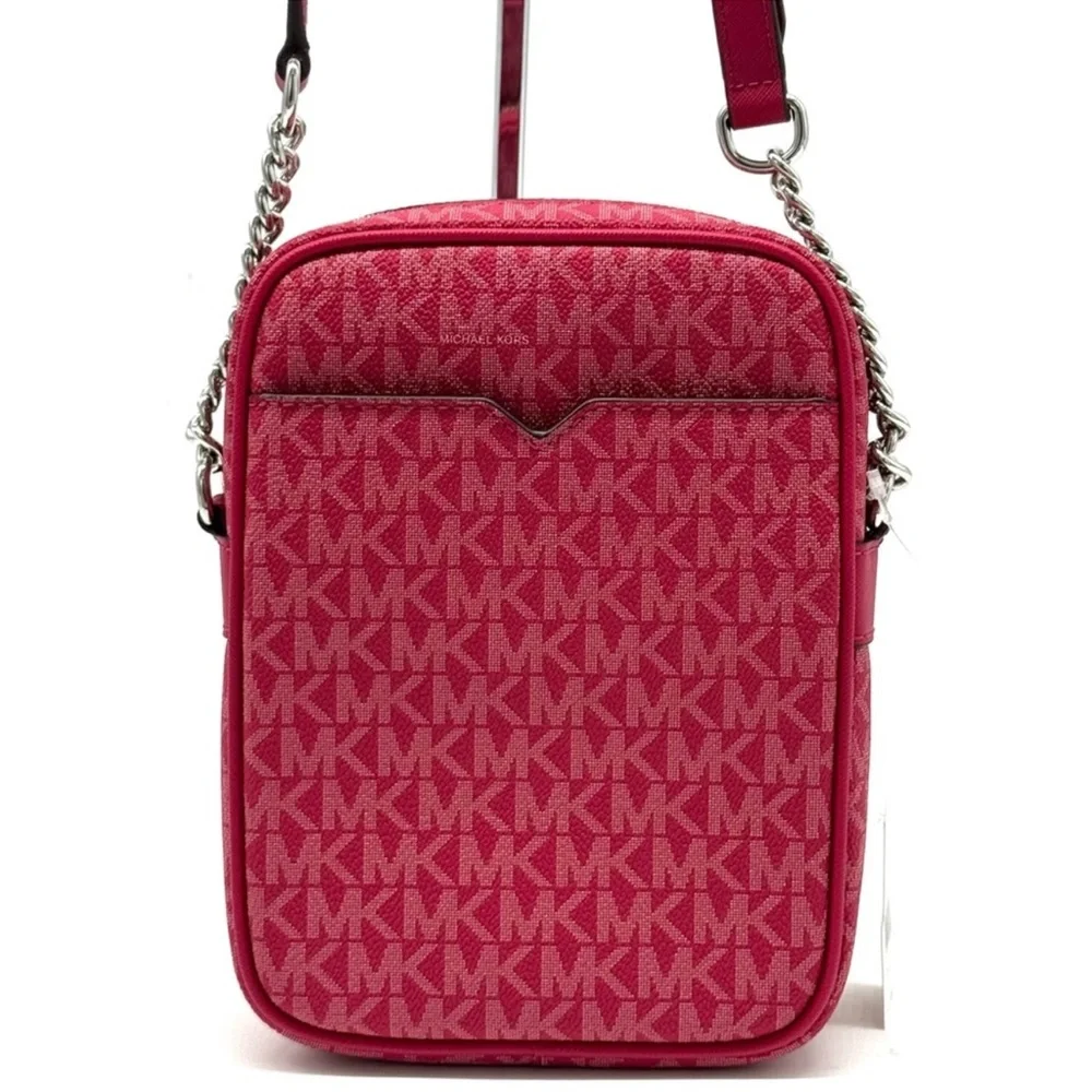 Michael Kors Medium NS Chain Xbody Bag Dark Raspberry